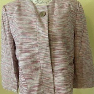 Due Per Due Short Jacket Multi Color (Pink/Grey) 14